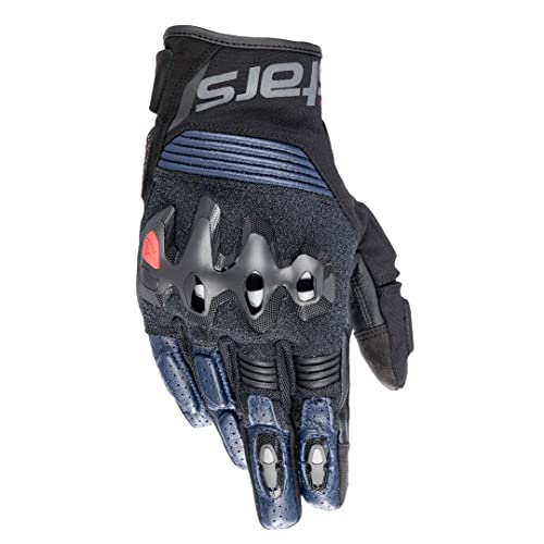 Alpinestars Motorradhandschuhe kurz Motorrad Handschuh Halo LT Handschuh kurz blau M, Herren, Enduro/Adventure, Ganzjährig, Leder/Textil von Alpinestars