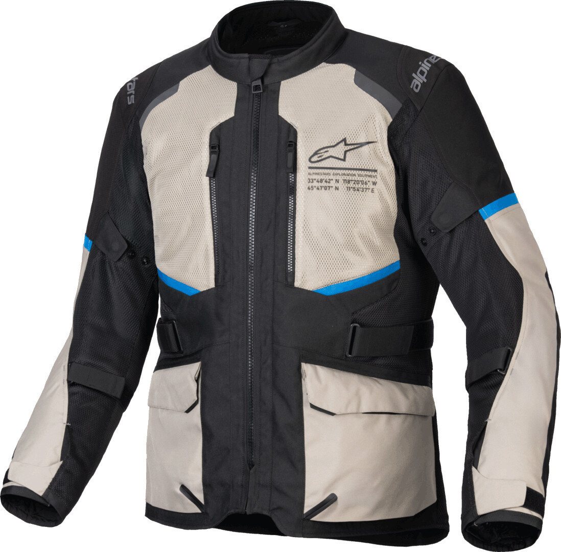 Alpinestars Motorradjacke Andes Air Drystar wasserdichte Motorrad Textiljacke herausnehmbares Innenfutter,wasserdicht von Alpinestars