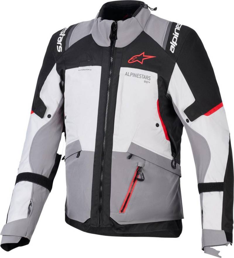 Alpinestars Motorradjacke Andes V4 Drystar wasserdichte Motorrad Textiljacke Airbag vorbereitet,Ellenbogenprotektoren enthalten,Schulterprotek von Alpinestars