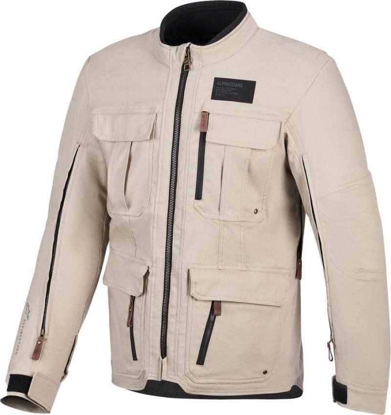 Alpinestars Motorradjacke Borrego Drystar wasserdichte Motorrad Textiljacke Airbag integriert,Ellenbogenprotektoren enthalten,perforiert,hera von Alpinestars