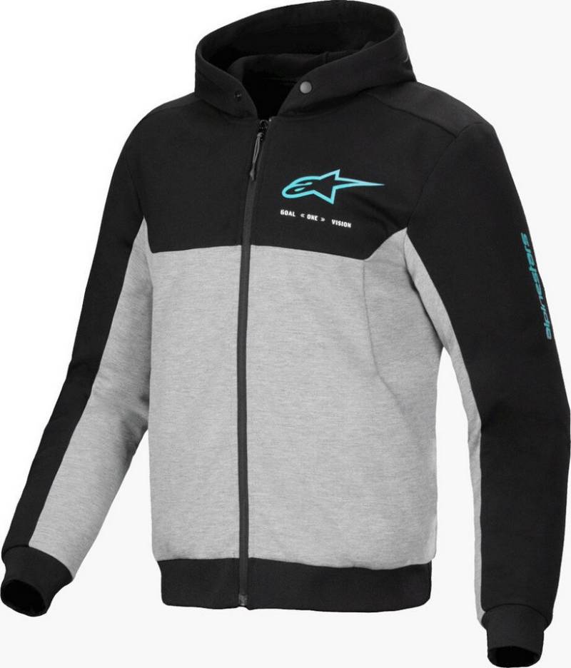 Alpinestars Motorradjacke Chrome V2 Duo Sport Motorrad Zip Hoodie Wasserdicht protektoren wasserdichte von Alpinestars