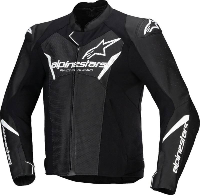 Alpinestars Motorradjacke Faster V3 Airflow perforierte Motorrad Leder-/Textiljacke Perforiert von Alpinestars