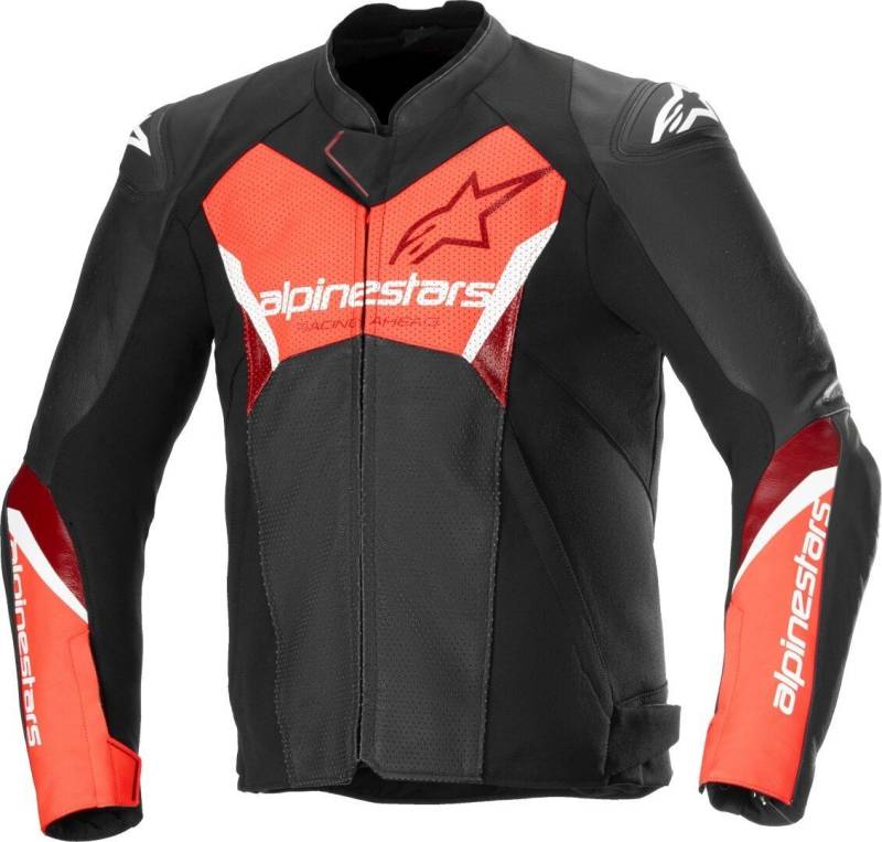 Alpinestars Motorradjacke Faster V3 Airflow perforierte Motorrad Leder-/Textiljacke von Alpinestars