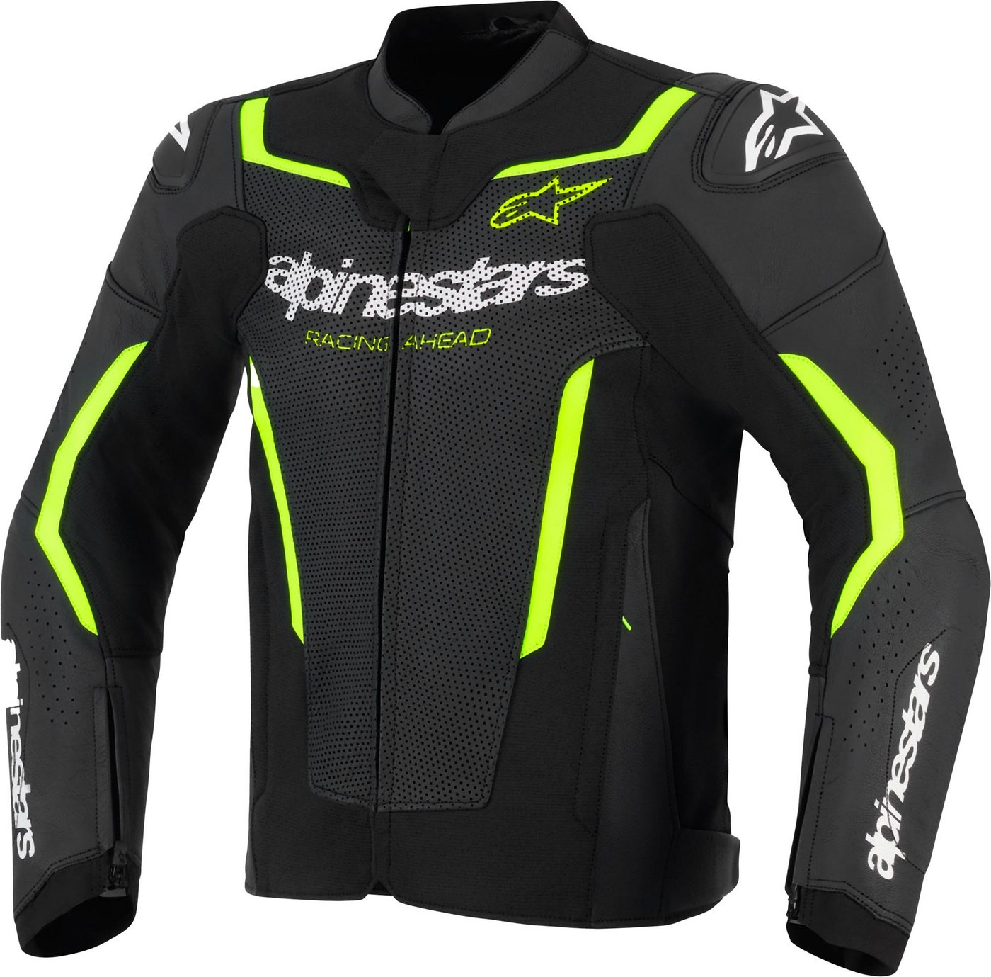 Alpinestars Motorradjacke GP Force V2 Air Motorrad Lederjacke Airbag vorbereitet,Ellenbogenprotektoren enthalten,perforiert,Sch von Alpinestars