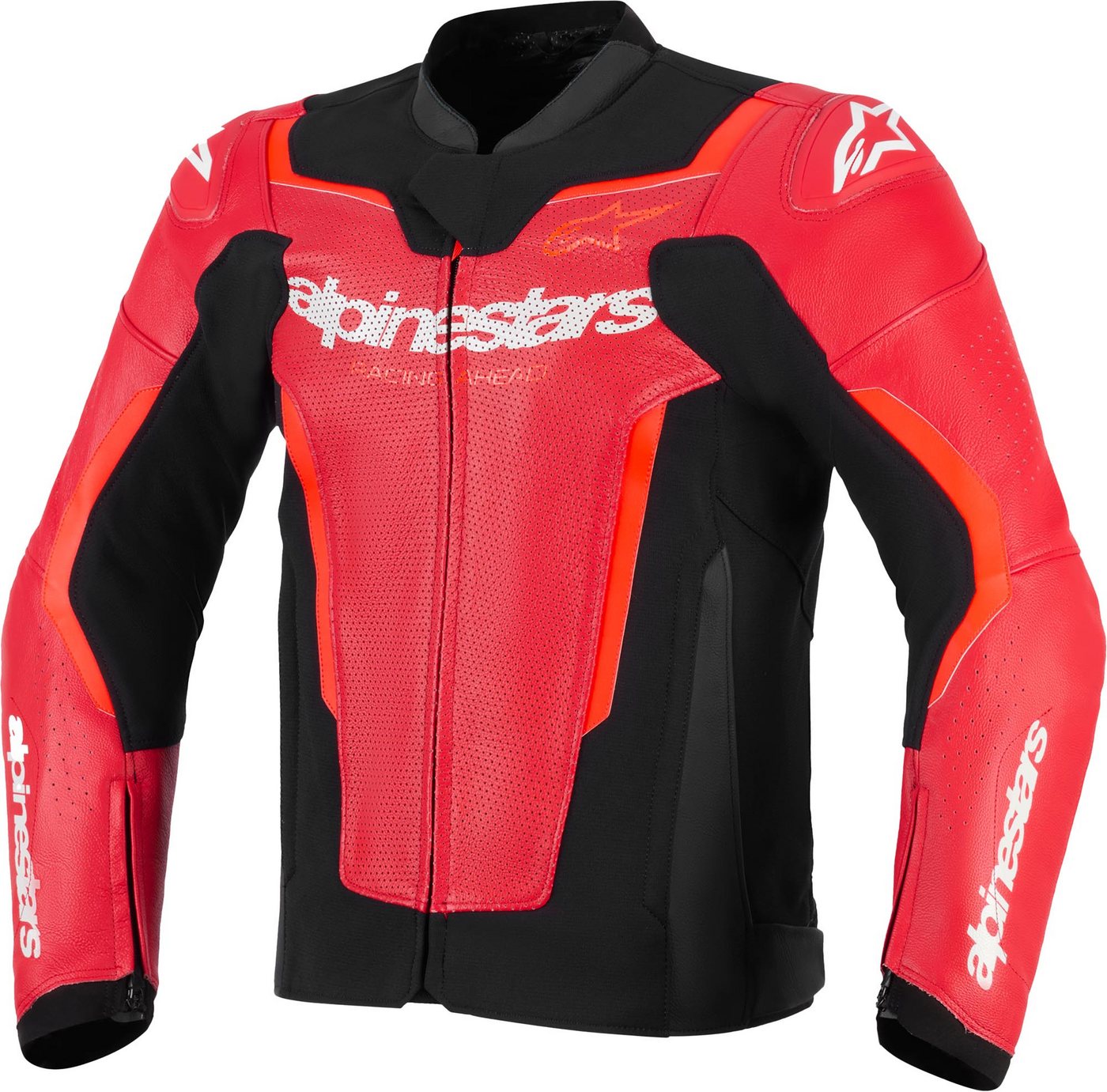 Alpinestars Motorradjacke GP Force V2 Air Motorrad Lederjacke Airbag vorbereitet,Ellenbogenprotektoren enthalten,perforiert,Sch von Alpinestars