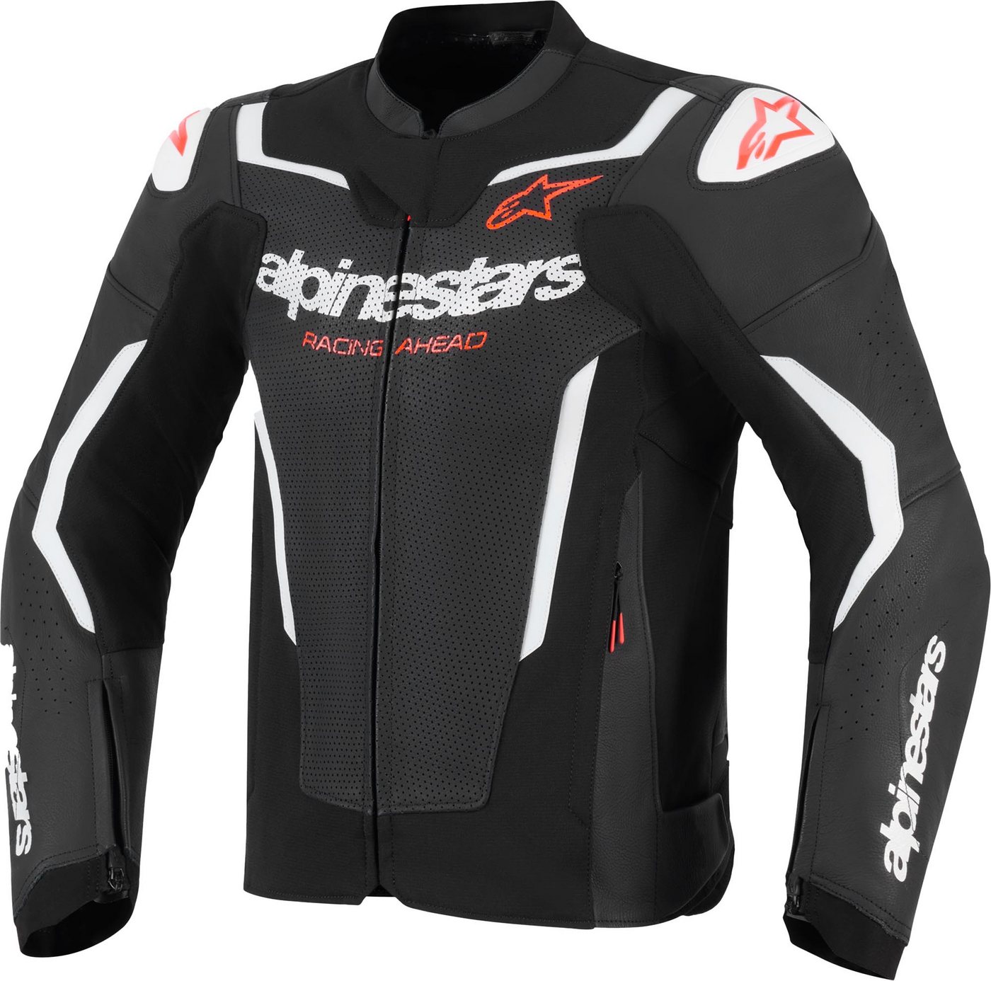 Alpinestars Motorradjacke GP Force V2 Air Motorrad Lederjacke Airbag vorbereitet,Ellenbogenprotektoren enthalten,perforiert,Sch von Alpinestars
