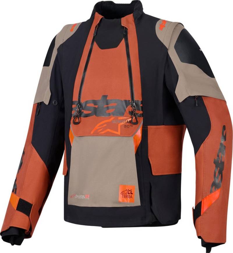 Alpinestars Motorradjacke Halo Pro Drystar XF wasserdichte Motorrad Textiljacke 3-Lagen-Laminat,Airbag integriert,Verbindungsreißverschluss,Ellen von Alpinestars