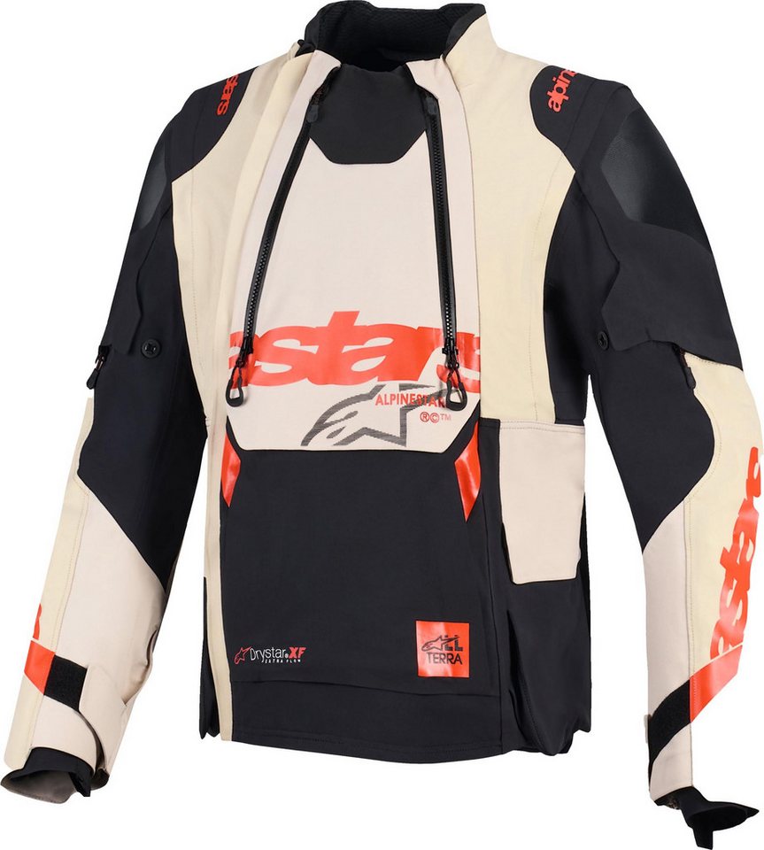 Alpinestars Motorradjacke Halo Pro Drystar XF wasserdichte Motorrad Textiljacke 3-Lagen-Laminat,Airbag integriert,Verbindungsreißverschluss,Ellen von Alpinestars
