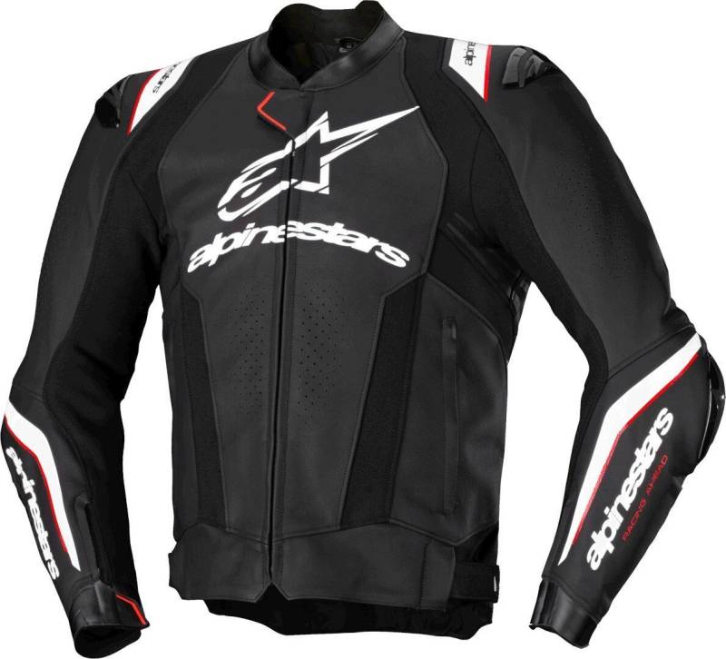 Alpinestars Motorradjacke Missile Ignition V3 perforierte Motorrad Lederjacke perforiert,herausnehmbares Innenfutter von Alpinestars