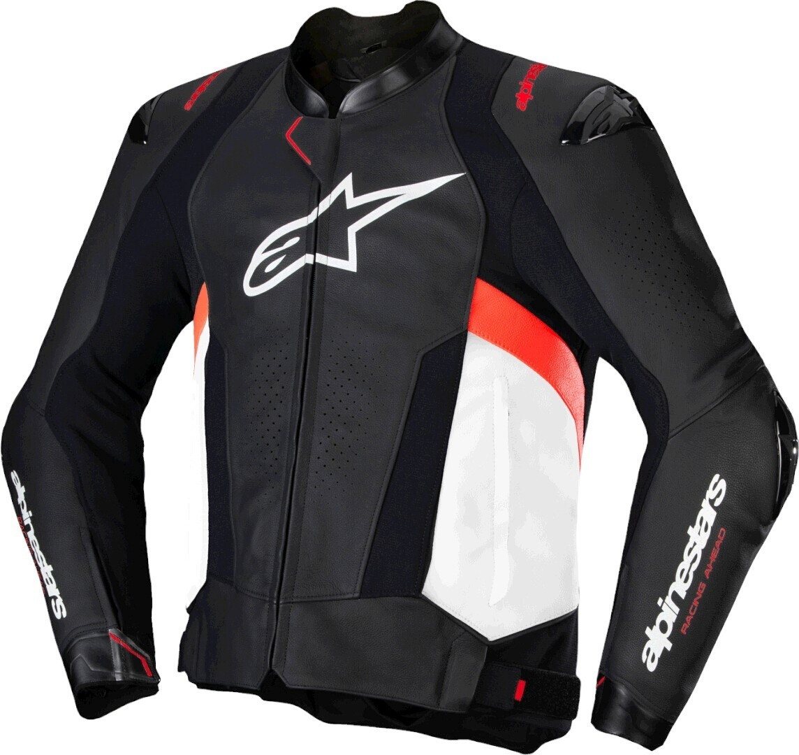 Alpinestars Motorradjacke Missile V3 Motorrad Lederjacke herausnehmbares Innenfutter von Alpinestars