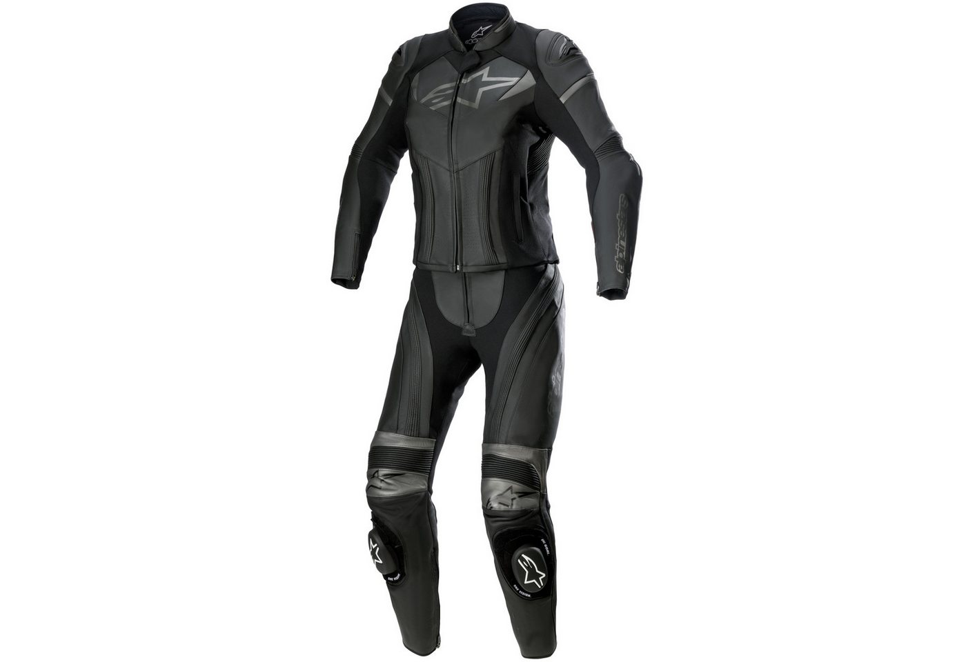 Alpinestars Motorradkombi Alpinestars Stella GP Plus 2tlg. Lederkombi Damen schwarz / grau 46 von Alpinestars