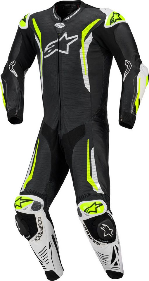 Alpinestars Motorradkombi GP Tech V5 perforierte 1-Teiler Motorrad Lederkombi Airbag vorbereitet,Ellenbogenprotektoren enthalten,Hüftprotektore von Alpinestars