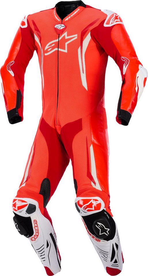 Alpinestars Motorradkombi GP Tech V5 perforierte 1-Teiler Motorrad Lederkombi Airbag vorbereitet,Ellenbogenprotektoren enthalten,Hüftprotektore von Alpinestars