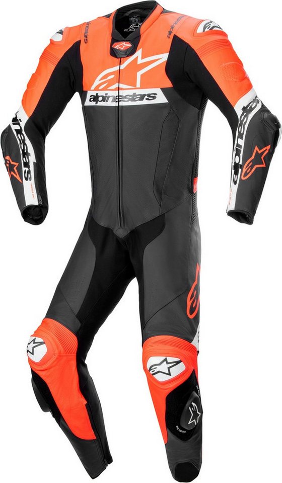 Alpinestars Motorradkombi Missile V2 Ward perforierte 1-Teiler Motorrad Lederkombi belüftet protektoren von Alpinestars