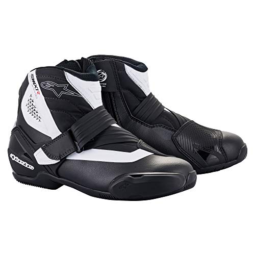 Alpinestars SM-1 R V2 Vented Motorradschuhe Schwarz/Weiß 47 von Alpinestars