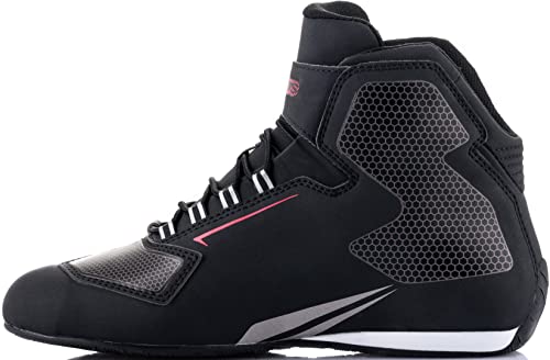 Alpinestars Sektor Wasserfeste Motorradschuhe (Black/White/Grey,41) von Alpinestars