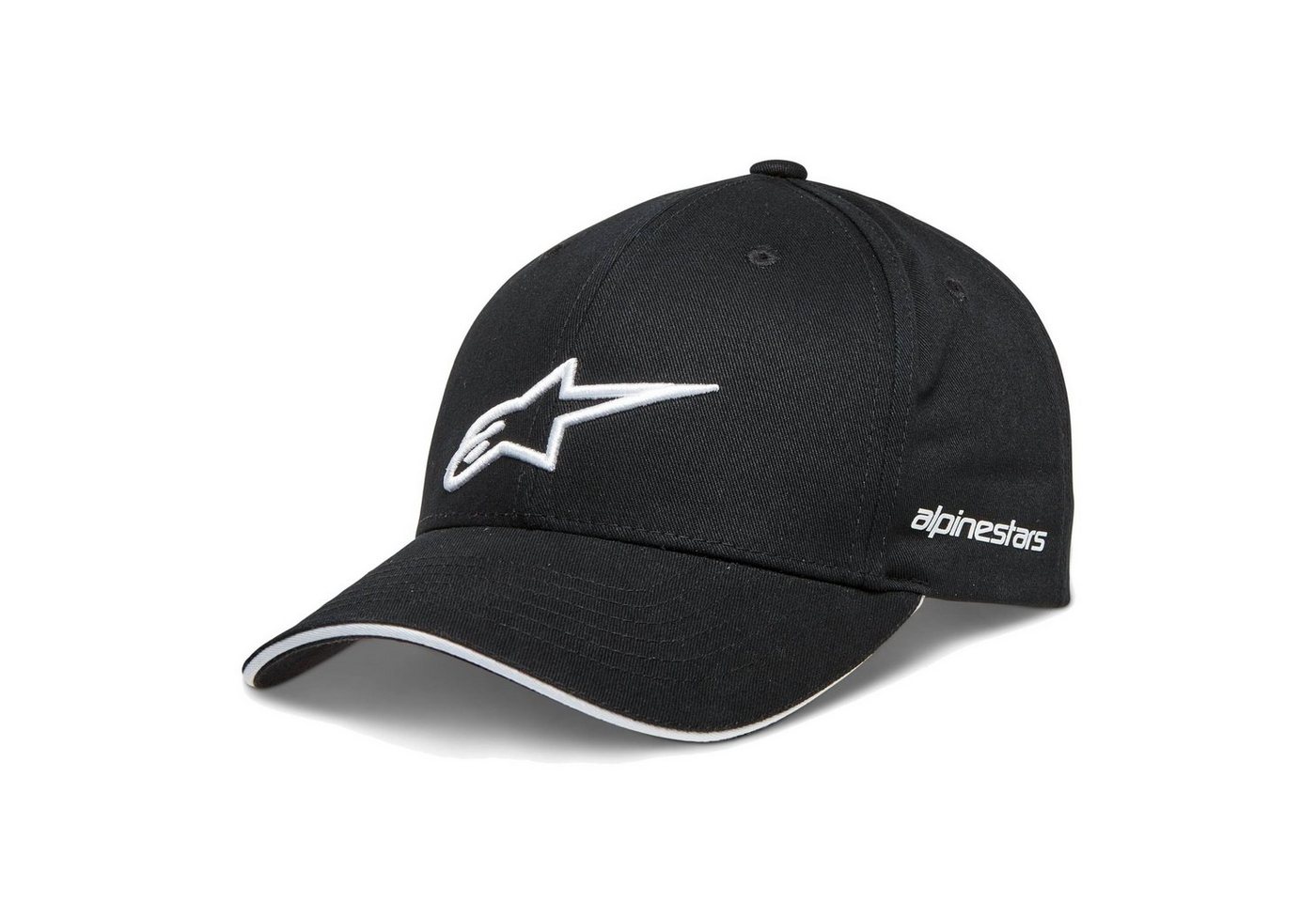 Alpinestars Snapback Cap Rostrum (Schwarz) Größenverstellbar von Alpinestars