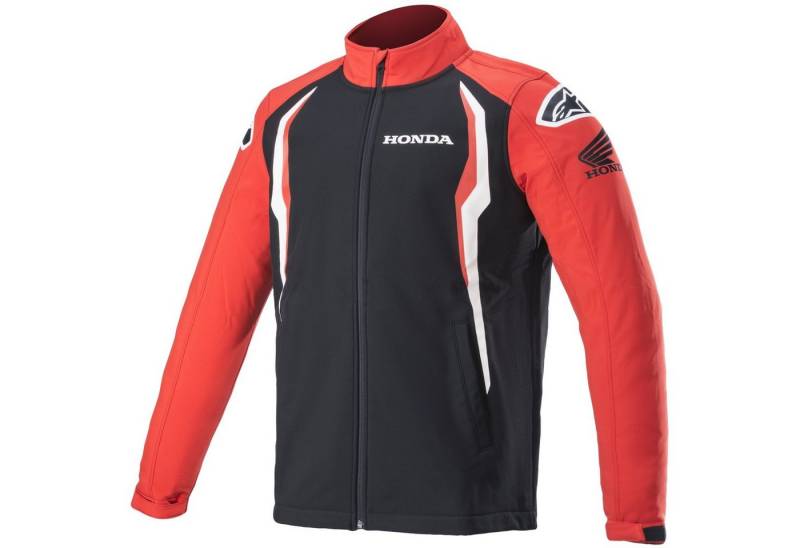 Alpinestars Softshelljacke Alpinestars Honda Softshell Jacke rot / schwarz atmungsaktiv von Alpinestars