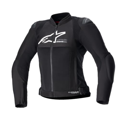 Alpinestars Stella SMX Air Perforierte Damen Motorrad Textiljacke (Black,M) von Alpinestars