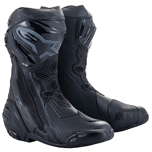 Alpinestars Supertech R Motorradstiefel (Black/Charcoal,42) von Alpinestars