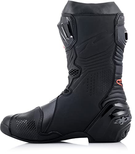 Alpinestars Supertech R Motorradstiefel (Black/Yellow/Red,42) von Alpinestars