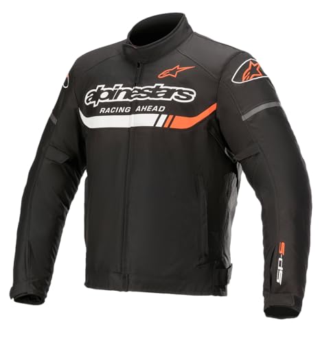 Alpinestars T-SP S Ignition Wasserdichte Motorrad Textiljacke Schwarz/Weiß/Rot L von Alpinestars