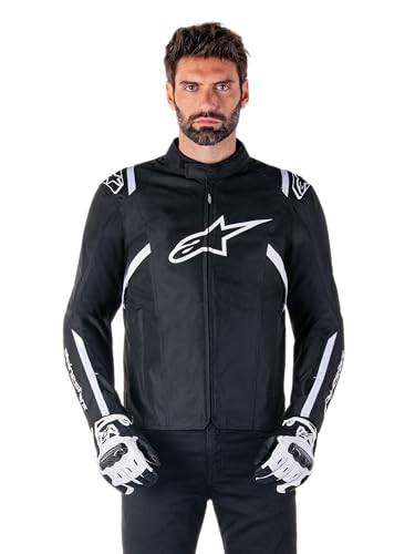 Alpinestars T-SPS V2 Waterproof Motorradjacke Schwarz/Weiss Herren XL von Alpinestars