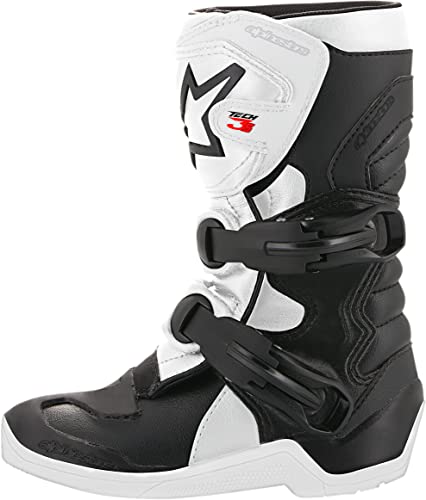 Alpinestars Tech 3S Kinder Motocross Stiefel (Black/White,29) von Alpinestars