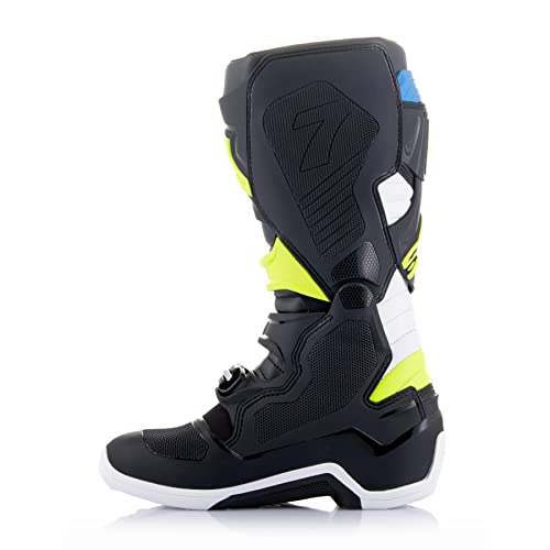 Alpinestars Tech 7 Motocross Stiefel (Black/Blue/Yellow,12 (47)) von Alpinestars