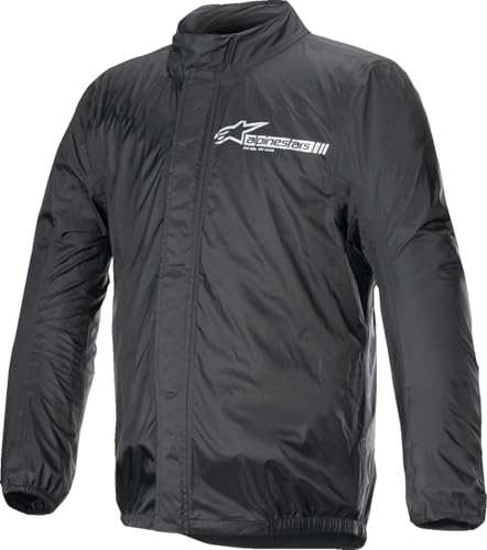 Regenjacke Alpinestars Hurricane Rain V2 Jacket Regenschutz, BLACK, XXL von Alpinestars