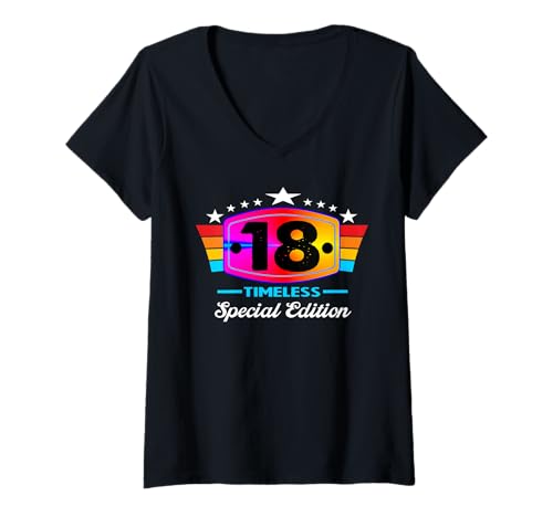 Damen Geschenke für 18 jährige Als Gott Mich Schuf grinste er T-Shirt mit V-Ausschnitt Damen Geschenke für 18 jährige Als Gott Mich Schuf grinste er T-Shirt mit V-Ausschnitt von Als gott mich schuf Geschenke für 18 jährige