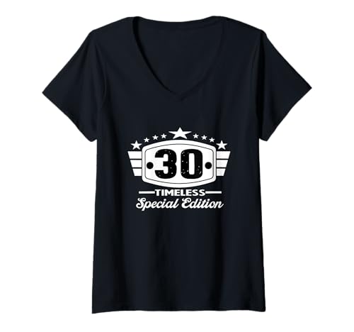 Damen Geschenke für 30 jährige Als Gott Mich Schuf grinste er T-Shirt mit V-Ausschnitt Damen Geschenke für 30 jährige Als Gott Mich Schuf grinste er T-Shirt mit V-Ausschnitt von Als gott mich schuf Geschenke für 30 jährige