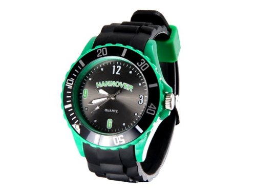 Alsino Armbanduhr WM EM Länder Silikon Uhren für Damen und Herren Silikonuhr, UR-253 Hannover von Alsino