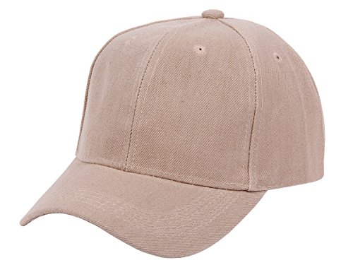 Alsino Baseball Cap Käppi Snapback Caps Blank Uni Basecap Hip Hop Mütze Cappy, wählen:Cap-62 beige von Alsino