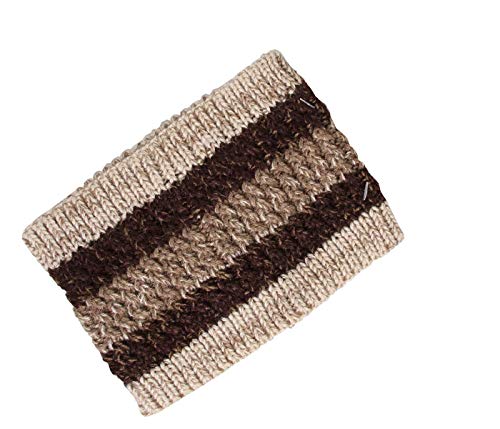 Alsino Damen Stirnband Haarband Winter Retro Mädchen Kopfband Gestreift Kinder Ohrenschützer Ohrenwärmer Vintage, Beige von Alsino