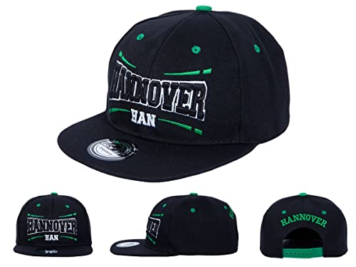 Alsino Hannover Snapback Basecap Baseball Mütze Käppi Cap Cappy Schirmmütze - Flacher Schirm, Hannover von Alsino