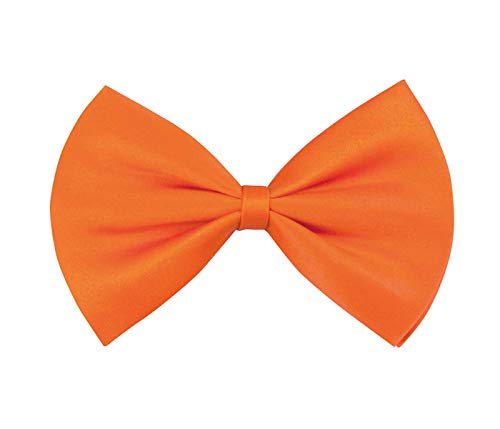 Alsino Party Fliege Bowtie Glitzer Clownfliege Karneval Fasching (orange 53104) von Alsino