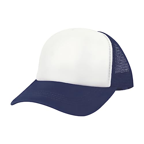 Alsino Trucker Mesh Cap Retro Basecap Käppi Cappy Mütze - verstellbare Größe - Pull On Verschluss, Farbe wählen:Navy von Alsino