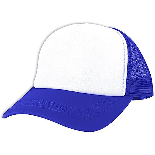 Alsino Trucker Mesh Cap Retro Basecap Käppi Cappy Mütze - verstellbare Größe - Pull On Verschluss, Farbe wählen:royal blau von Alsino