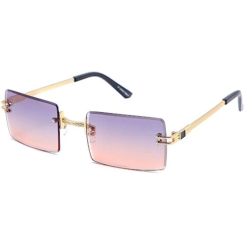 Alsino Viper Damen Sonnenbrille Retro Klassische Statement Vintage Trendy Brille modern große rechteckige Gläser UV Schutz, Modell wählen:V-1674-3 von Alsino