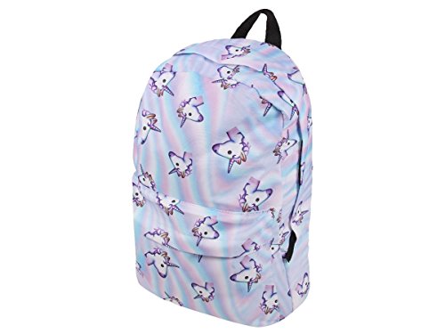 Rucksack Einhorn Emojicon Print Look Kinder Schulrucksack Freizeit Tasche Schulranzen von Alsino, Variante wählen:Ruck-a014 Einhorn von Alsino