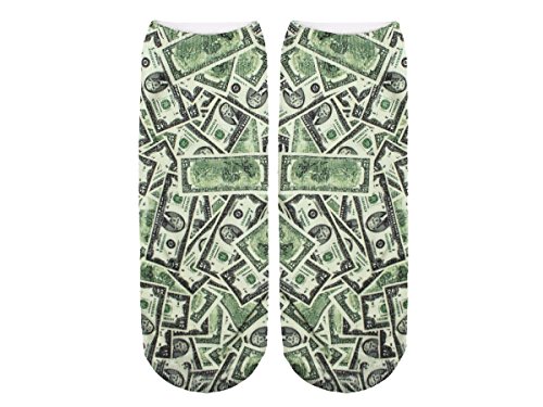 Unbekannt Socken bunt mit lustigen Motiven Print Socken Motivsocken Damen Herren ALSINO, Variante wählen:SO-L004 Geldscheine von Alsino