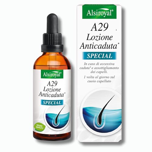 Haarausfall-Lotion für Damen und Herren | Stärkende stimulierende Behandlung für das professionelle Nachwachsen mit Scutellaria Baicalensis Sojakeime und Weizen A29 | 50 ml Hündin von Alsiroyal