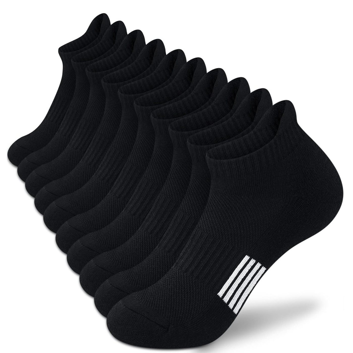 Alster Herz Freizeitsocken 5 Premium Sportsocken Sneakersocken Damen Herren Frottee Sohlen, A0545 (5-Paar) 35-43, atmungsaktiv, ideal für Sport von Alster  Herz