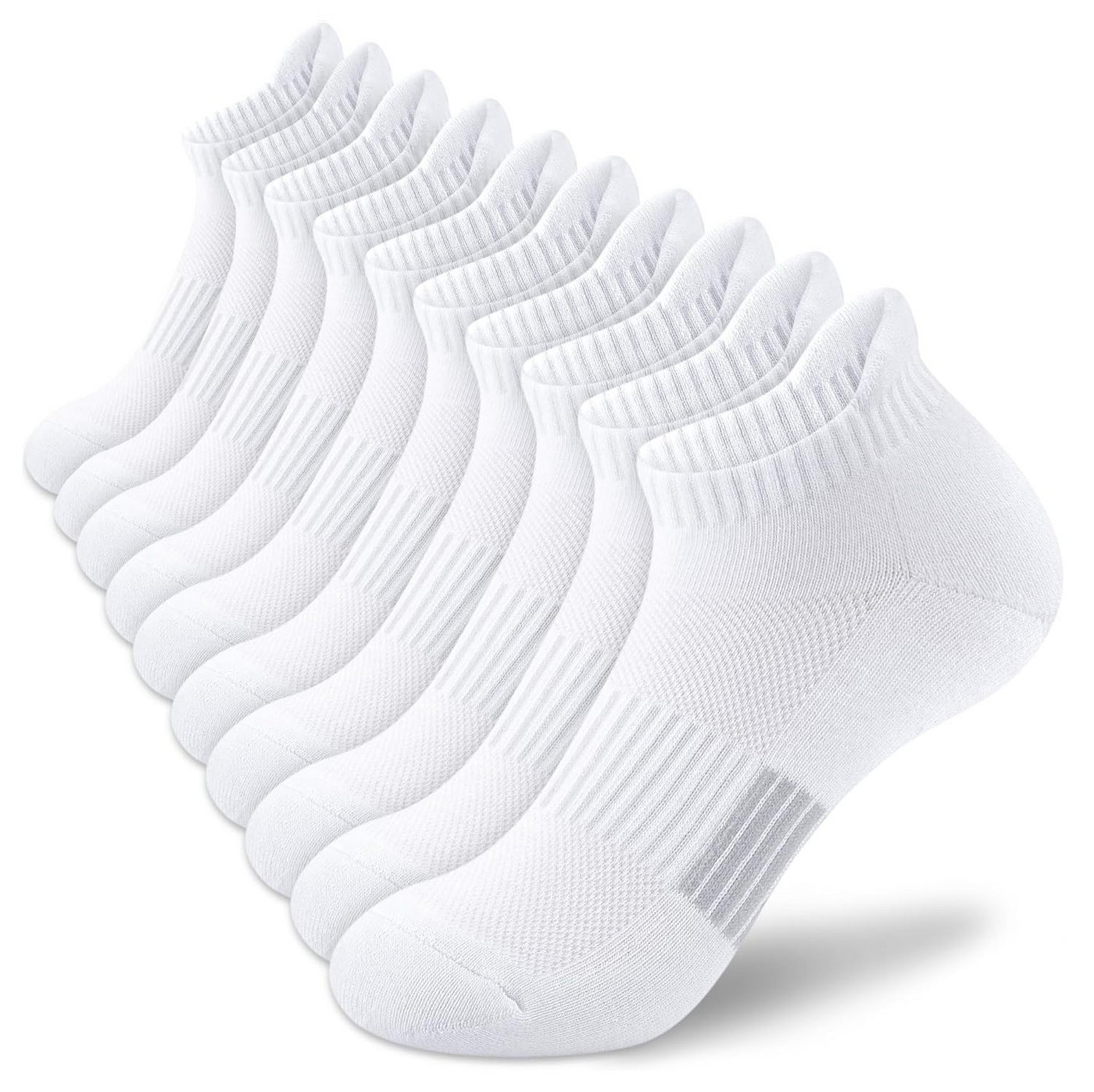 Alster Herz Freizeitsocken 5 Premium Sportsocken Sneakersocken Damen Herren Frottee Sohlen, A0545 (5-Paar) 35-43, atmungsaktiv, ideal für Sport von Alster  Herz