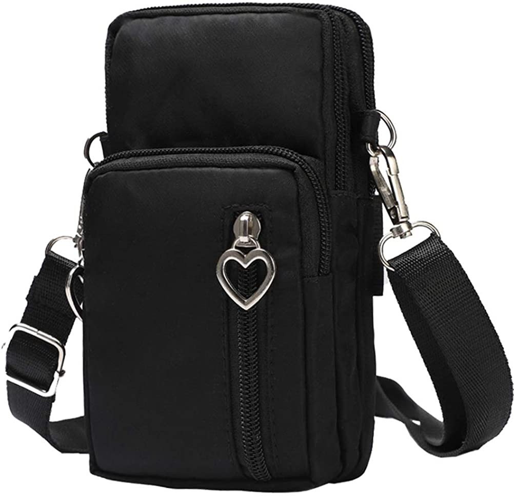 Alster Herz Handytasche Kleine Umhängetasche Damen, Schultertasche Handytasche Crossbody E0197, Verstellbar Schultergurt von Alster  Herz