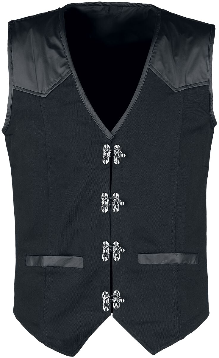 Altana Industries - Gothic Weste - Vest - S bis XXL - für Männer - Größe M - schwarz von Altana Industries