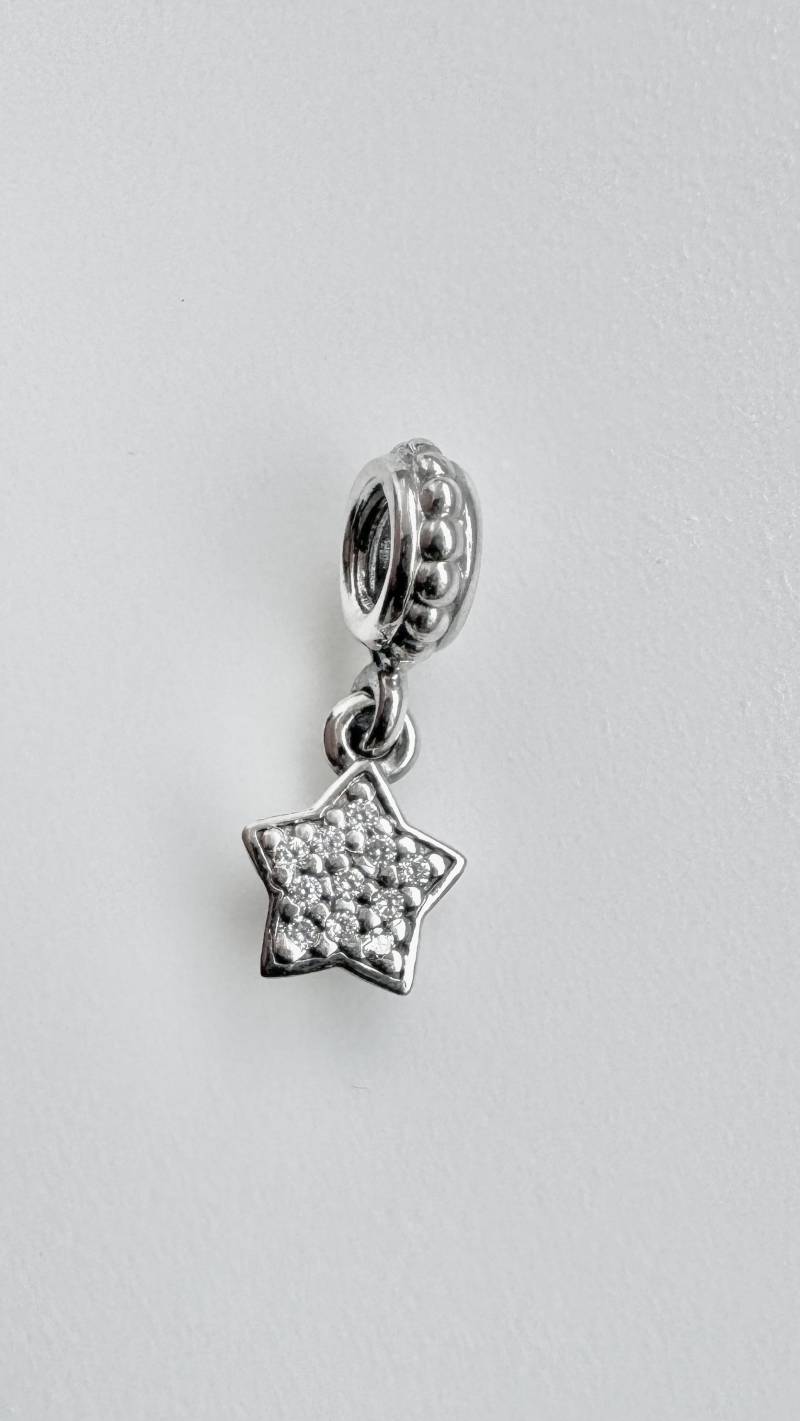 Authentisch Original Pandora Charm Anhänger Pave Star Mit Klarem Zirkonia Silber 791024Cz Dangle New von Altarshopp