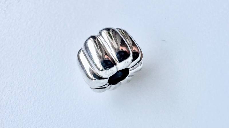 Authentisch Pandora Charm Gerippter Clip 790163 Bead Silber 925 Ale New von Altarshopp