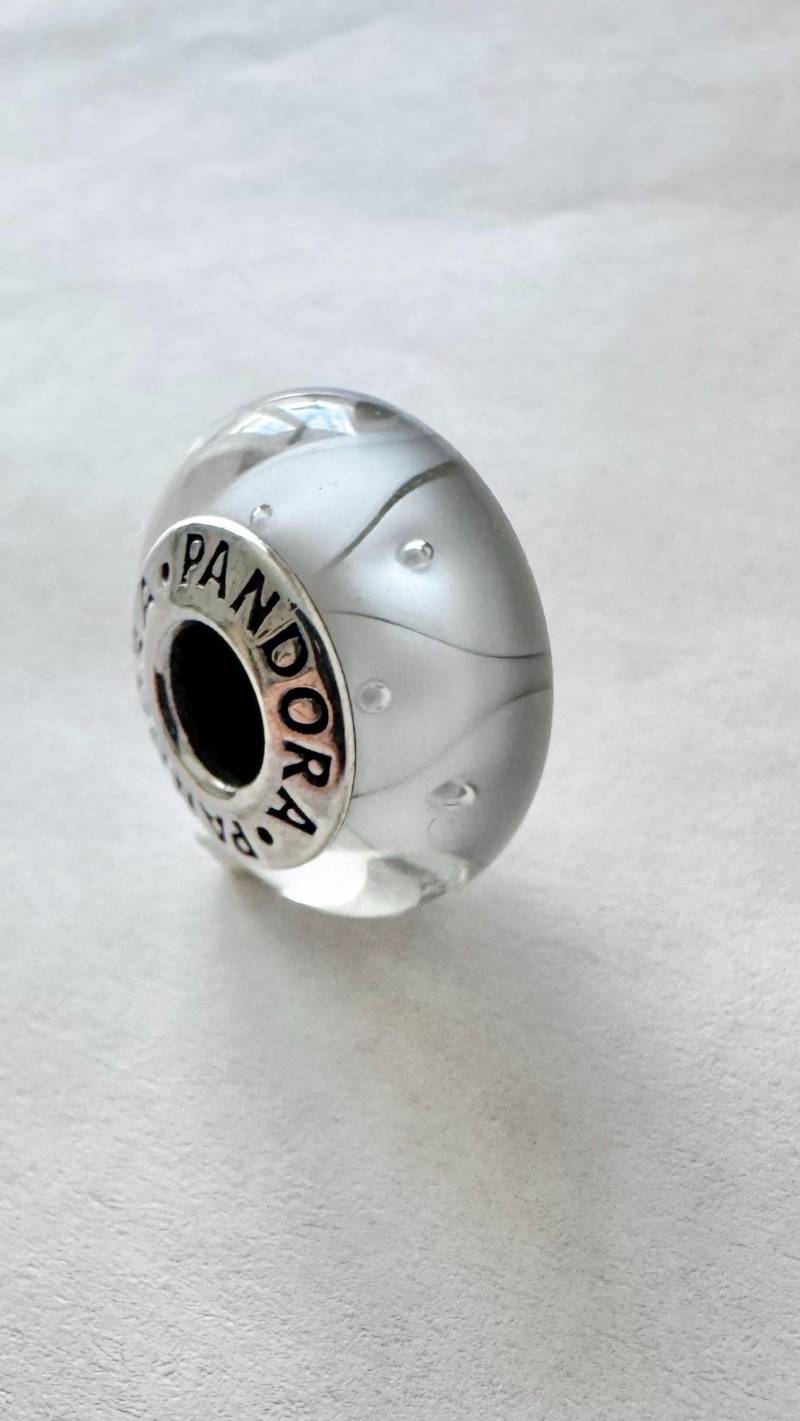 Original Pandora Charm 790921 Weiß Farbener Zick Zack Murano Glas Bead Neu Original Pandora Charm 790921 Weiß Farbener Zick Zack Murano Glas Bead Neu von Altarshopp